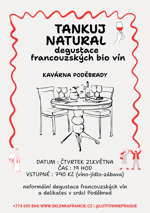 ČT 21.KVĚTNA, TANKUJ NATURAL, DEGUSTACE KÁVA PODĚBRADY