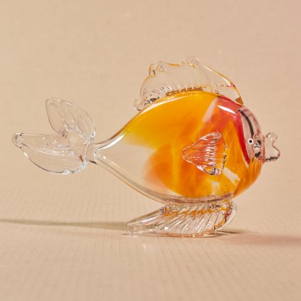 Sklená fúkaná ryba - sklený sen