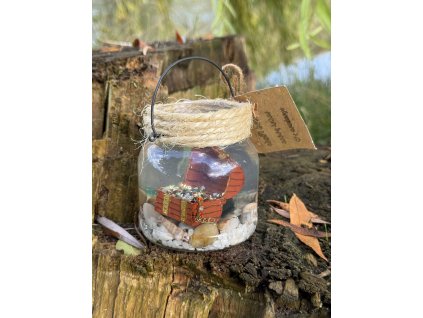 Gelová svíčka s pokladem