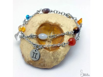 náramek znamení zvěrokruhu: Blíženci