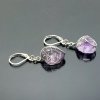 Divočina: náušnice ametyst