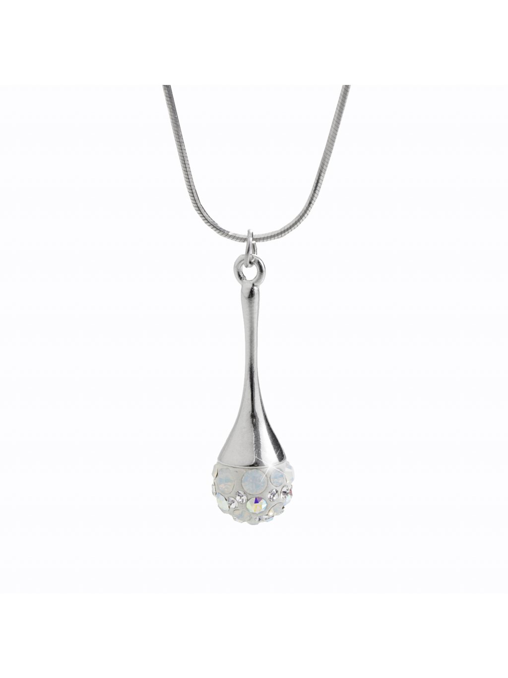 92300350crStříbrný náhrdelník Zmrzlinka Swarovski crystal