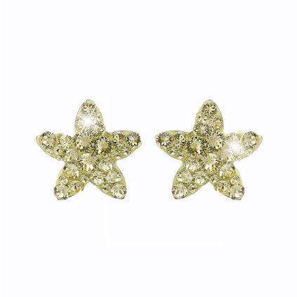Náušnice Mořská hvězdice Swarovski® Citrine 61400523cit