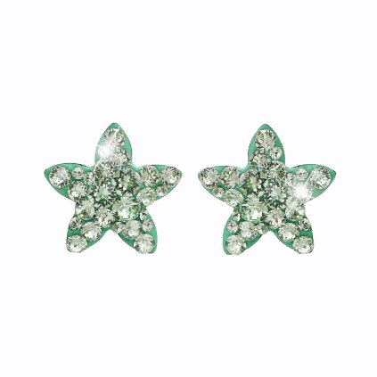 61400523per Náušnice Mořská hvězdice Swarovski® Peridot