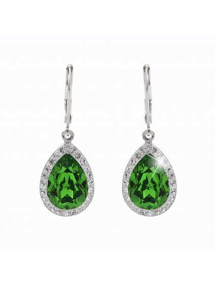 61400487per Náušnice Queen Swarovski® Peridot