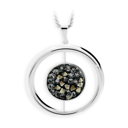 J61300468MLGLD Náhrdelník Space s kameny Swarovski® Metallic light gold
