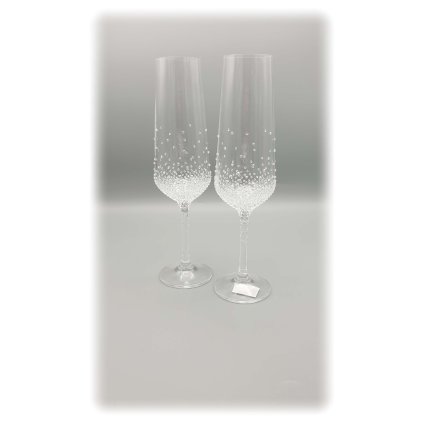 10251 Křišťálové skleničky Padající sníh Swarovski® Crystal