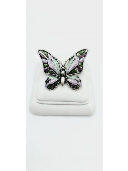 F907669Brož Motýl fialový