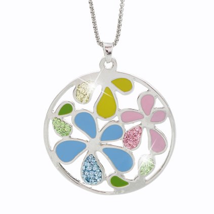 J61300285multi Náhrdelník s kameny Swarovski®