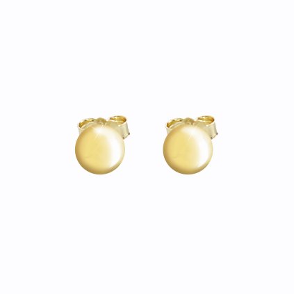 J61400871gOcelové náušnice Kulička gold 5 mm