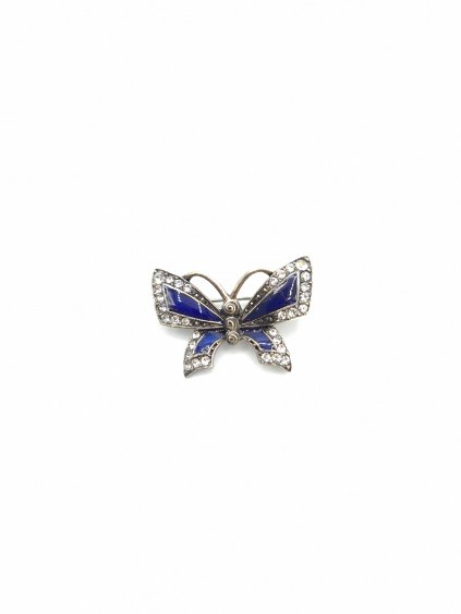 J81600330blueBrož Motýlek blue