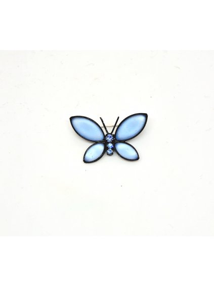 Brož Motýlek modrý lightJ20001144aql