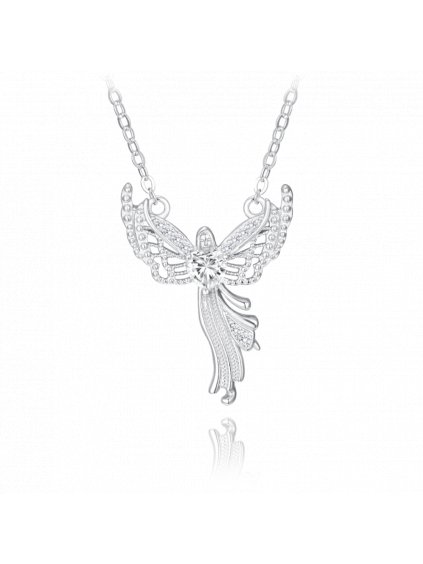 Stříbrný náhrdelník Andělská víla I.J16483cr