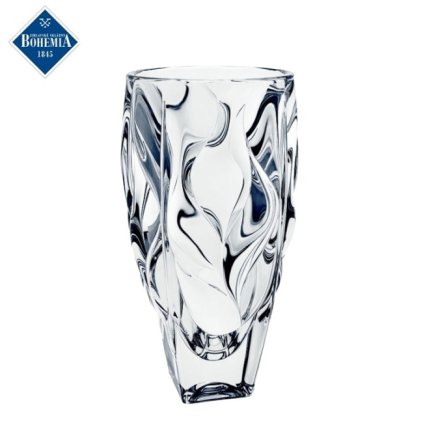 Křišťálová váza Designová vlna J16602cr