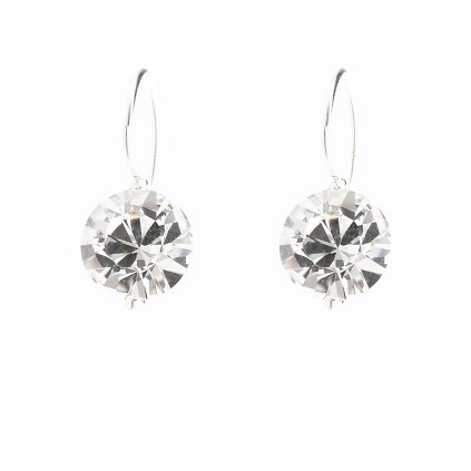 J11401079CR Stříbrné náušnice Swarovski® components Šaton crystal Stříbrné náušnice Swarovski® Šaton