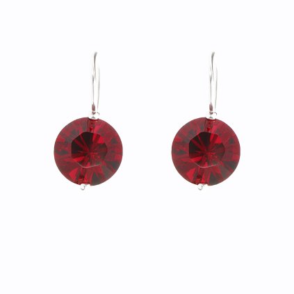 J11401079SI Stříbrné náušnice Swarovski® Šaton