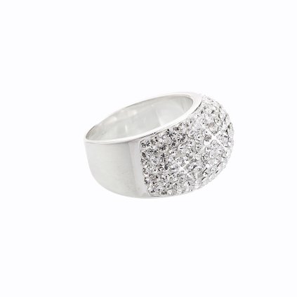 J91701910CR Stříbrný prsten s křišťálky Swarovski® components IV.