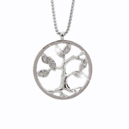 J61300350cr Náhrdelník Strom života s kameny Swarovski CrystalNáhrdelník Strom s kameny Swarovski® Crystal