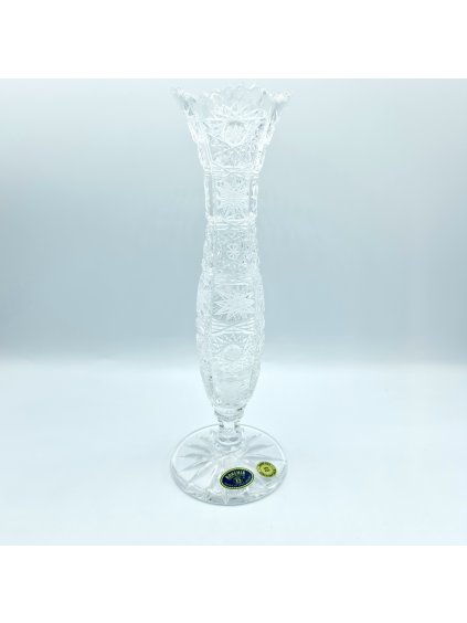 Křišťálová váza brus 20 cm