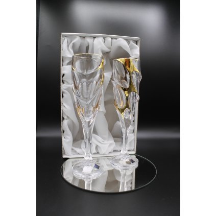 J3750g kristalove sklenice sekt calypso 2ks