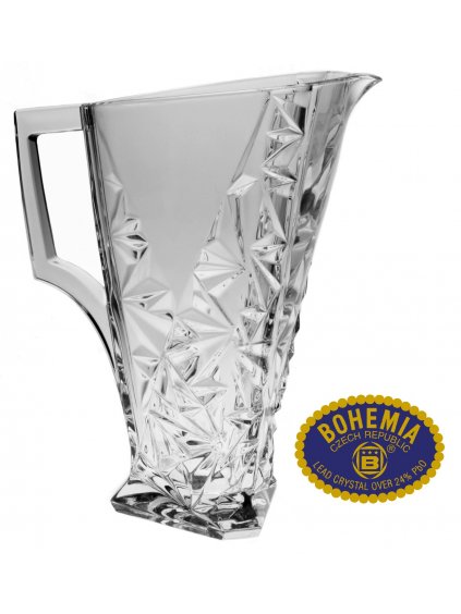 Skleněný džbán - křišťálové sklo Bohemia Crystal