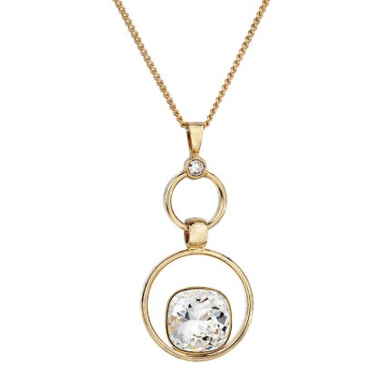Náhrdelník Kroužky s kameny Swarovski® Crystal