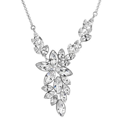 Řetízek s přívěskem Lístečky velké Swarovski® Components 