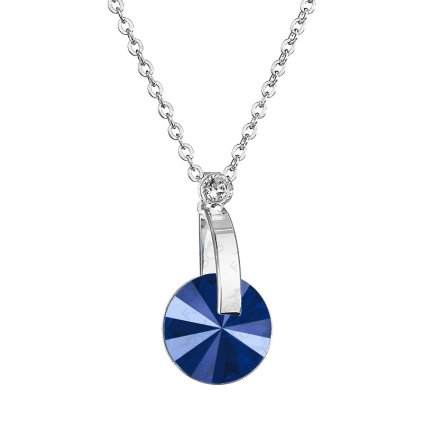 Řetízek s přívěskem D-Rivoli Swarovski® Royal Blue