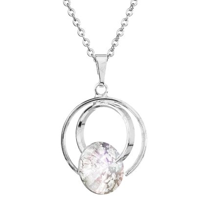 Náhrdelník Rivoli kroucená s kameny Swarovski® White patina