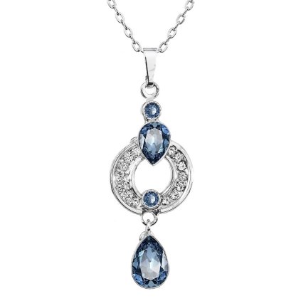 Náhrdelník Kroužek  s kameny Swarovski® Montana