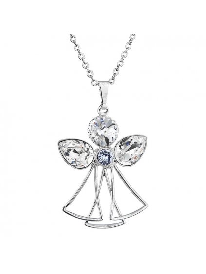 F925156Řetízek s přívěskem Anděl s kameny Swarovski® Crystal