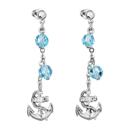 F923991aqNáušnice Moře Swarovski® Components