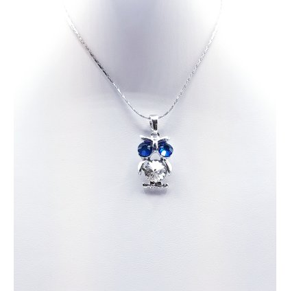 J11300782aq Náhrdelník Sovička Swarovski