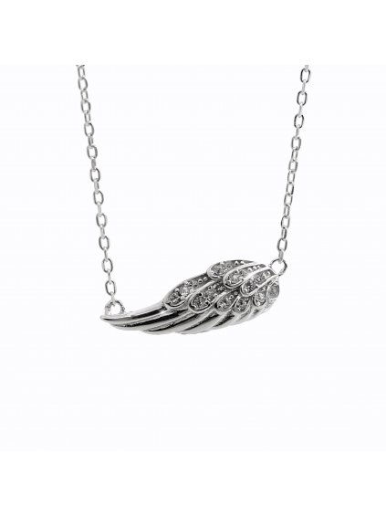 92300333crStříbrný náhrdelník křídlo anděla