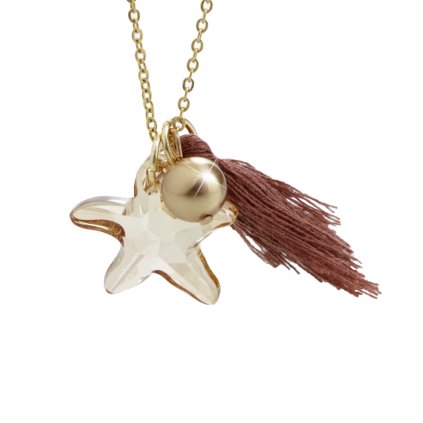 J61300736g Náhrdelník Mořská hvězdice s ozdobou a kameny Swarovski® Gold Shadow 61300736g gsh