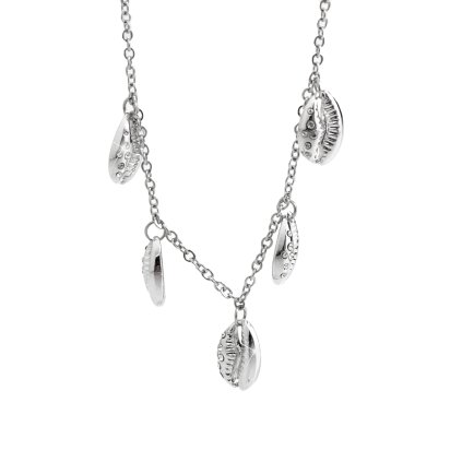 J61300739cr Náhrdelník s přívěšky mušle kauri Swarovski® Crystal 61300739cr