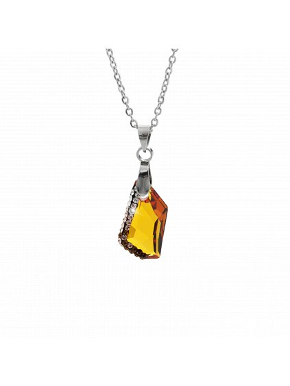 Náhrdelník Krystal Swarovski® Topaz 18 mm 61300751top