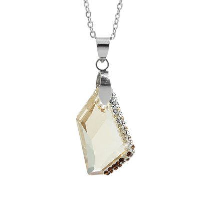J61300752gsh Náhrdelník Krystal Swarovski® Crystal Gold Shadow 24 mm 61300752gsh