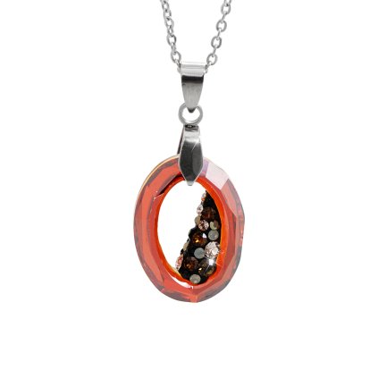 J61300756rm Náhrdelník Óčko Swarovski® Red Magna 22 mm 61300756rm