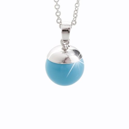 J61300290TURQ Náhrdelník Perla Swarovski® Turquoise pearl