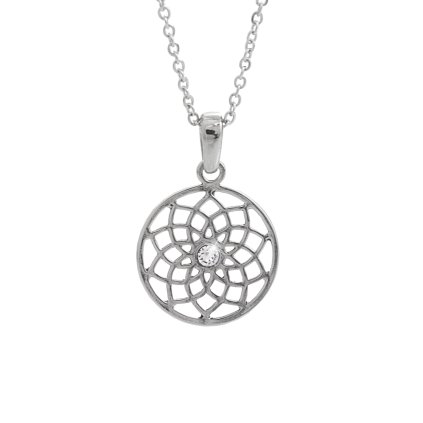 Náhrdelník Kružnicová květina Swarovski® Crystal 61300835cr