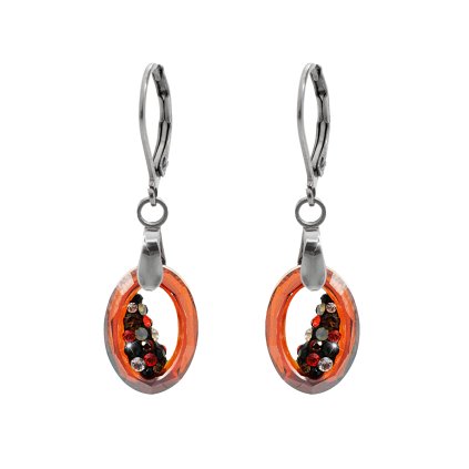 Náušnice Óčko Swarovski® Red Magna 61400758rm