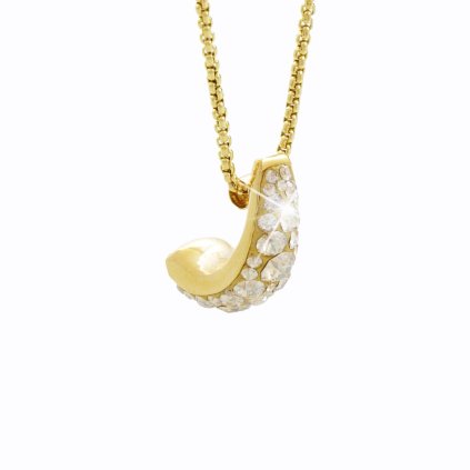 J61300306G Náhrdelník Kreole s kameny Swarovski® Gold