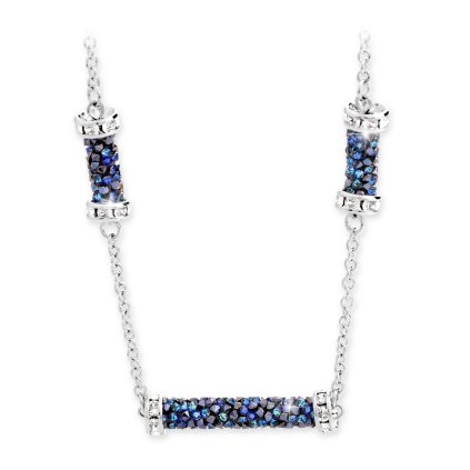 Náhrdelník Válečky Swarovski® Bermuda Blue 61300587bb