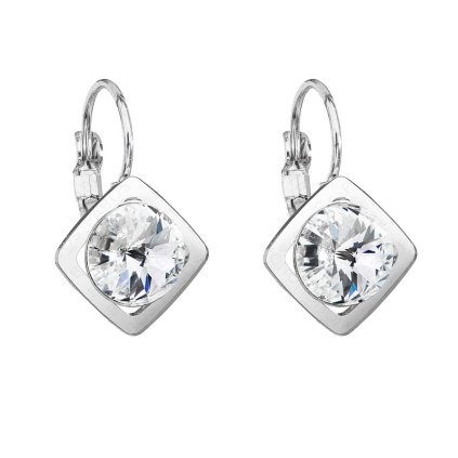 F930647crNÁUŠNICE MAGICKÝ ČTVEREC CRYSTAL SWAROVSKI