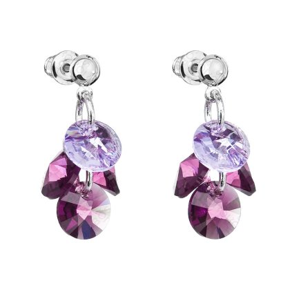 F930834vioNÁUŠNICE MALÝ HROZEN AMETHYST, VIOLET SWAROVSKI