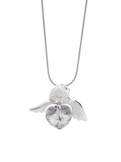 Náhrdelník Andělské srdce s kameny Swarovski® Crystal