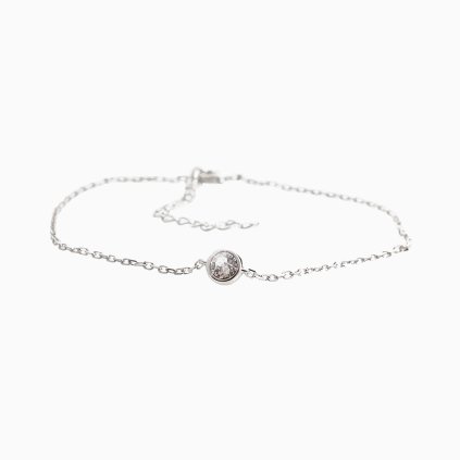 J92500255cr Stříbrný náramek Šatonek Swarovski crystal