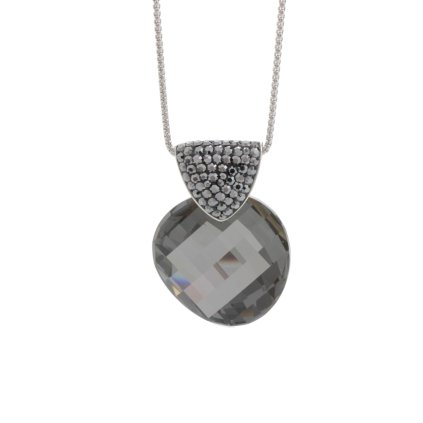 J61300426BD Náhrdelník Erb s kameny Swarovski® Black Diamond