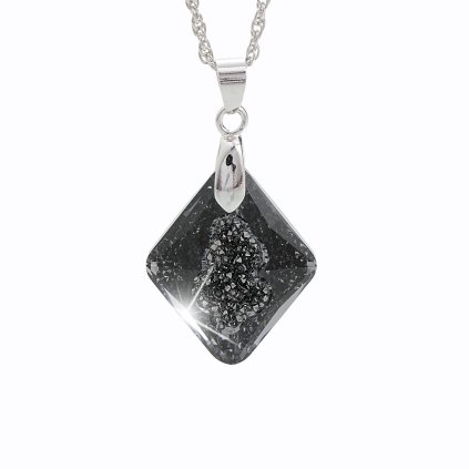 J61300504bd Náhrdelník s kameny Swarovski® Black Diamond Náhrdelník s kameny Swarovski® Black Diamond 61300504bd